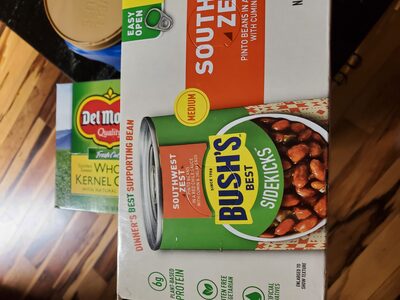 Southwest Zest Pinto Beans In A Red Chile Sauce With Cumin & Jalapenos Sidekicks, Southwest Zest