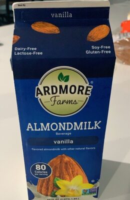 Vanilla Flavored Almondmilk, Vanilla