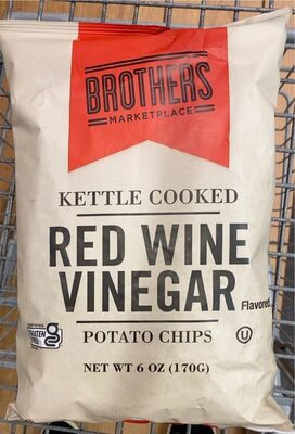 Red Wine Vinegar Flavored Kettle Cooked Potato Chips, Red Wine Vinegar
