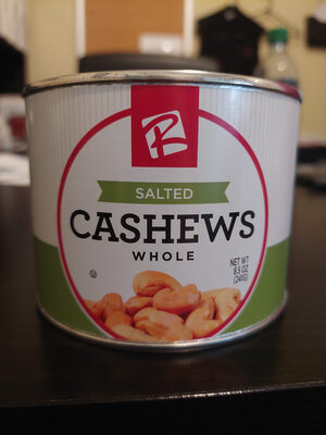 Salted Whole Cashews, Salted