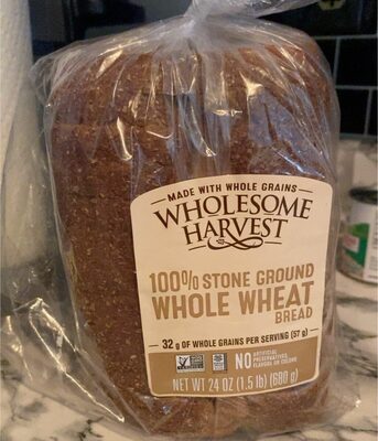 100% Stone Ground Whole Wheat Bread, 100% Stone Ground Whole Wheat