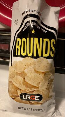 White Corn Rounds Tortilla Chips, White Corn