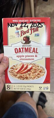 Apple Pieces & Cinnamon Instant Oatmeal, Apple Pieces & Cinnamon