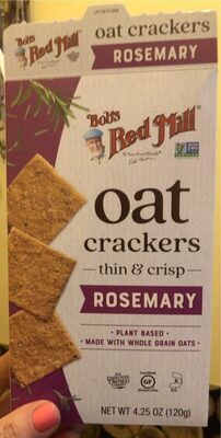 Rosemary Thin & Crisp Oat Crackers, Rosemary