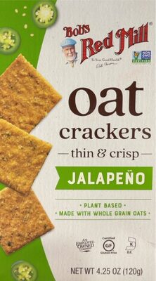 Jalapeno Thin & Crisp Oat Crackers, Jalapeno