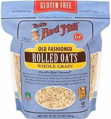 Gluten Free Old Fashioned Whole Grain Rolled Oats, Old Fashioned