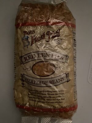 Red Lentils Heritage Beans
