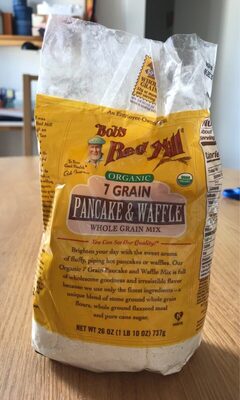 Pancake & Waffle Whole Grain Mix, Organic 7 Grain