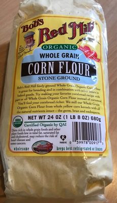 Organic Whole Grain Corn Flour Stone Ground