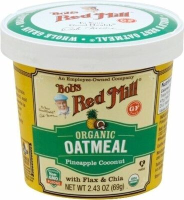 Organic Oatmeal, Pineapple Coconut