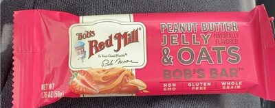 Peanut Butter Jelly & Oats Bob's Bars, Peanut Butter Jelly & Oats