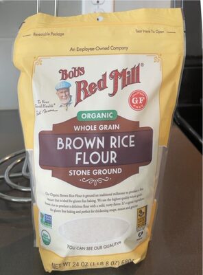 Whole Grain Stone Ground Brown Rice Flour, Whole Grain