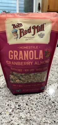 Cranberry Almond Homestyle Granola, Cranberry Almond