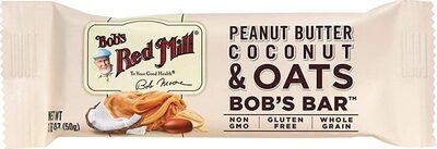 Peanut Butter, Coconut & Oats Bob's Bars, Peanut Butter, Coconut & Oats