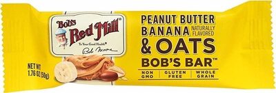 Peanut Butter, Banana & Oats Flavored Bob's Bars, Peanut Butter, Banana & Oats