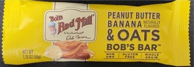 Peanut Butter Banana & Oats Bob's Bar, Peanut Butter Banana & Oats