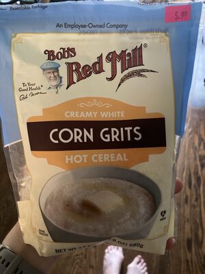 Creamy White Corn Grits Hot Cereal, Creamy White