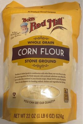 Whole Grain Stone Ground Corn Flour, Whole Grain
