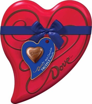 Milk Chocolate Truffle Hearts, Milk Chocolate