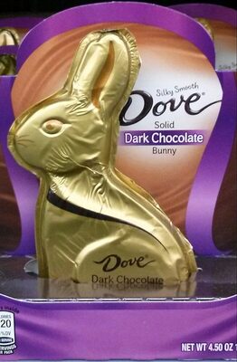 Solid Dark Chocolate Bunny, Solid Dark Chocolate