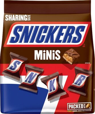 Peanuts.Caramel.Nougat.Milk Chocolate Minis Bar, Peanuts.Caramel.Nougat.Milk Chocolate