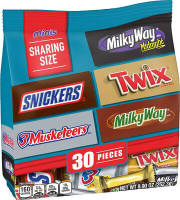 Minis Favorites Chocolate Bars, 8.90 Oz