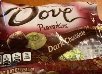 Dark Chocolate Pumpkins Promises, Dark Chocolate