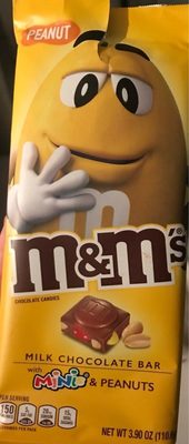 Peanut Milk Chocolate Candies Bar With Minis & Peanuts, Peanut