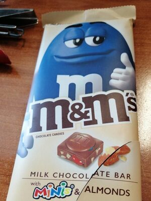 Almond Milk Chocolate Candies Bar With Minis & Almonds, Almond