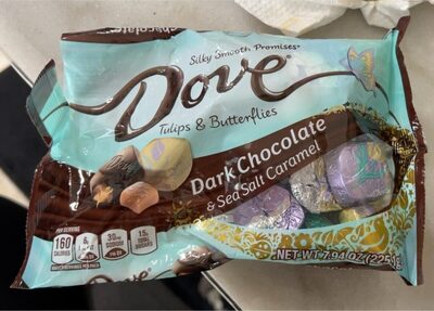 Dark Chocolate & Sea Salt Caramel Tulips & Butterflies Promises, Dark Chocolate & Sea Salt Caramel