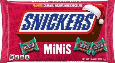 Peanuts, Caramel, Nougat, Milk Chocolate Minis, Peanuts, Caramel, Nougat, Milk Chocolate