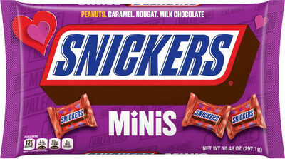 Peanuts, Caramel, Nougat, Milk Chocolate Minis, Peanuts, Caramel, Nougat, Milk Chocolate