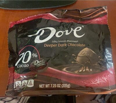 Deeper Dark Chocolate 70% Cacao Promises, Deeper Dark Chocolate
