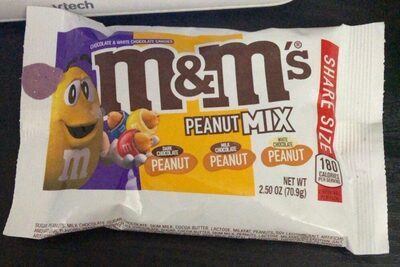 Peanut Mix Chocolate & White Chocolate Candies, Dark Chocolate, Milk Chocolate, White Chocolate