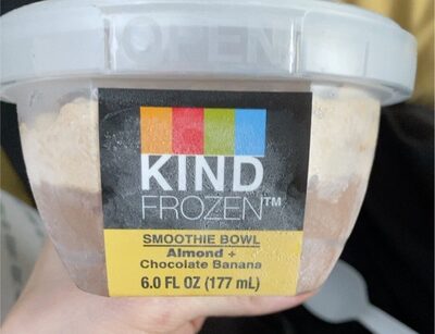 Kind Frozen Smoothie Bowl Almond Chocolate Banana