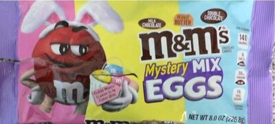 Mystery Mix Chocolate Candies Eggs, Milk Chocolate, Peanut Butter, Double Chocolate