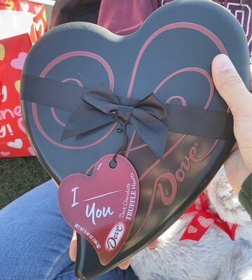 Dark Chocolate Truffle Hearts, Dark Chocolate
