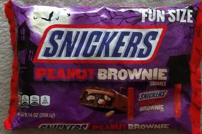 Peanut Brownie Squares, Peanut Brownie