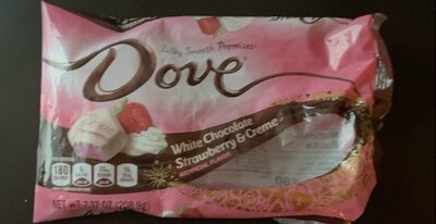 White Chocolate Strawberry & Creme Promises, White Chocolate Strawberry & Creme