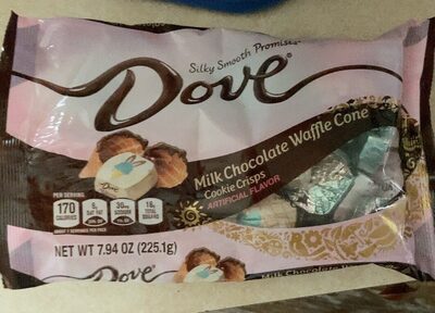 Milk Chocolate Waffle Cone Flavor Cookie Crisps, Milk Chocolate Waffle Cone