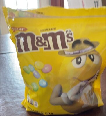 M&Ms Peanut Milk Chocolate Pastel Easter Candy