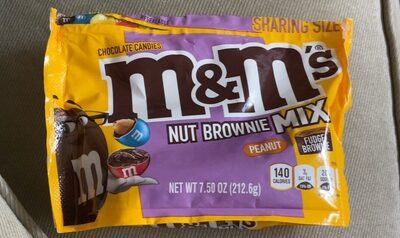 Peanut Fudge Nut Brownie Mix Chocolate Candies, Peanut