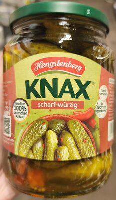 Crunchy Gherkins Hot And Spicy With Chili
