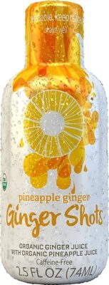 Pineapple Ginger Supports Immunity Ginger Shots, Pineapple Ginger