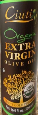 Organic Extra Virgin Olive Oil