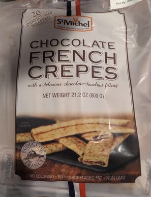 Chocolate French Crepes With A Delicious Chocolate-Hazelnut Filling, Chocolate-Hazelnut Filling
