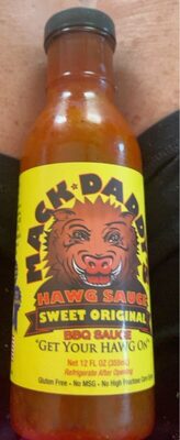All Natural Sweet Original Hawg BBQ Sauce, Sweet Original