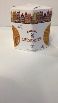 Original Stroopwafels Toasted Waffles Filled With Caramel, Original Stroopwafels