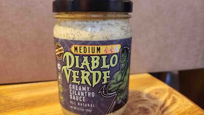 Medium Diablo Verde Creamy Cilantro Sauce, Medium Diablo Verde