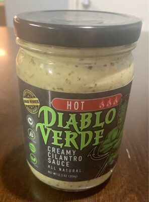 Hot Diablo Verde Creamy Cilantro Sauce, Hot Diablo Verde